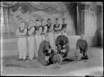 First World War Internee Weightlifting Team, Theatre, Knockaloe…