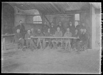 First World War Internee Class, Theatre, Knockaloe Camp,…
