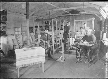 First World War Internees, Textile Workshop, Knockaloe Camp,…