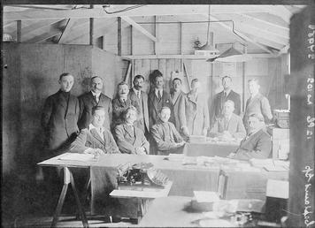 First World War Internees, Hut Captains in Office…