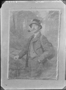 First World War Internee Artwork (Portrait of Wilhelm…