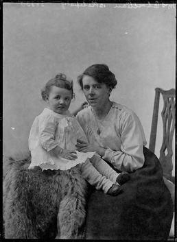 Mrs Christian and child