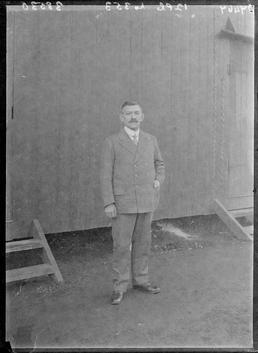 First World War internee Gustav Adolf Schott in…