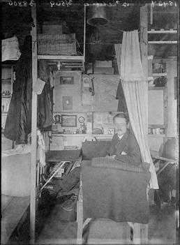 First World War internee Karl Bruno Unger inside…