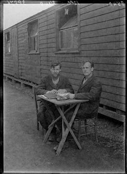 First World War internee Bruno Erhardt and one…