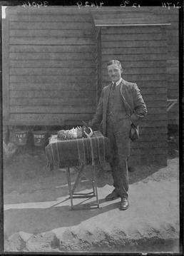 First World War internee William Kraft, Knockaloe Camp,…