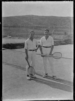 First World War Internees, Tennis Courts, Knockaloe Camp,…
