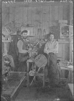 First World War Internees, Woodworking Workshop, Knockaloe Camp,…