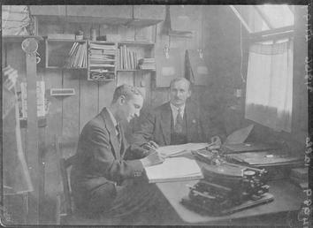 First World War Internees, Office, Knockaloe Camp, Isle…