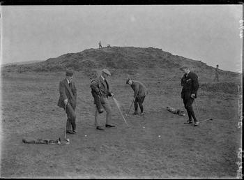 First World War Internees (or Military Officers) Playing…
