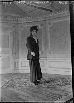 First World War internee in theatrical costume, Douglas…