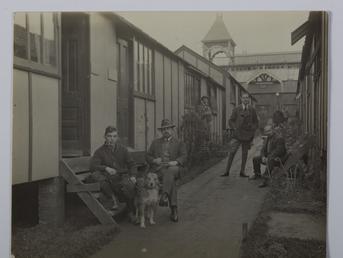 Huts at First World War Internment Douglas Camp