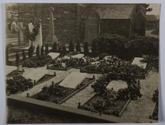 First World War internees' graves at Patrick Church