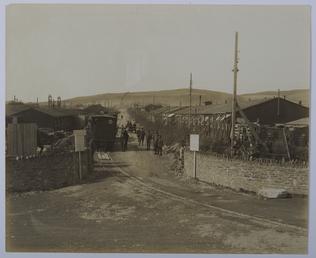 First World War internment Knockaloe Camp railway line