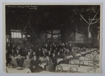 Dining room of First World War Internment Douglas…