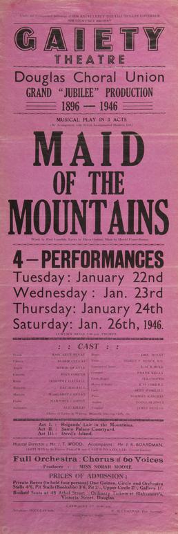 Maid of the Mountains' production by Douglas Choral…