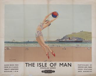 Douglas Sands, Isle of Man featuring a bikini-clad…
