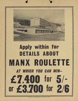 'Apply within for details about Manx Roulette at…