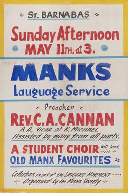 Manx Language Service, St Barnabas, Douglas