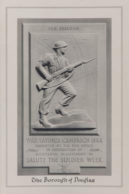 Salute the Soldier Week War Savings Campaign certificate…