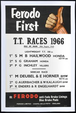 'Ferodo First/ TT Races 1966'
