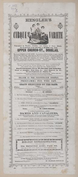 Hengler's Cirque Variete, Upper Church Street, Douglas