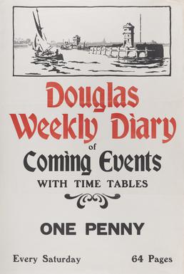 'Douglas Weekly Diary of Coming Events with Time…