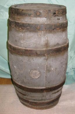 Iron bound water cask