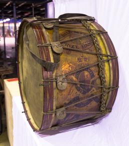 Foxdale Miners' Prize Band drum