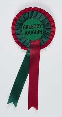Rosette from the 1991 House of Keys election…