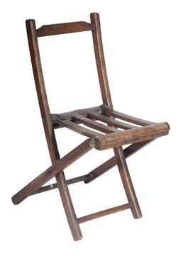Archibald Knox's Fold-Up/ Folding Artist's Chair/ Stool