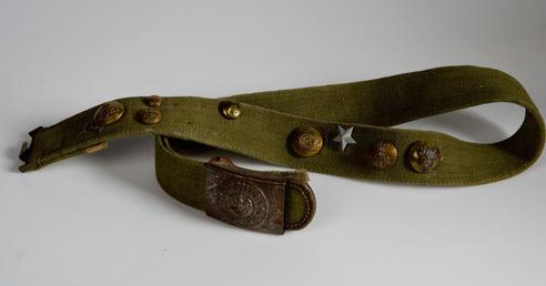souvenir belt from Second World War