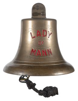 Bronze bell from the Isle of Man Steam…