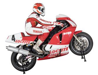 Carl Fogarty motorcycle racing boots